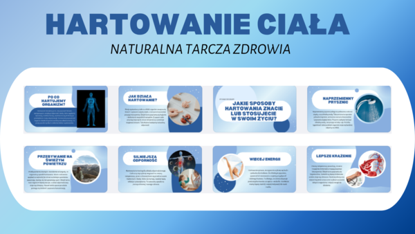 Edukacja Zdrowotna- PREZENTACJA-Hartowanie ciała– naturalna tarcza zdrowia – kl 6- 18SLAJDÓW PDF