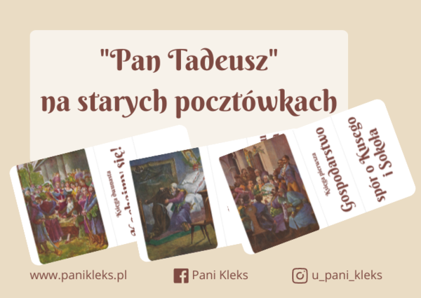 "Pan Tadeusz" na starych pocztówkach