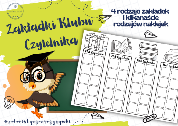 Zakładki Klubu Czytelnika