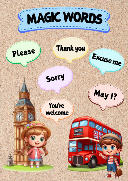 MAGICZNE SŁOWA po angielsku/ MAGIC WORDS - pdf