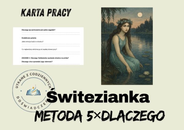 KARTA PRACY – ŚWITEZIANKA  Metoda 5×DLACZEGO