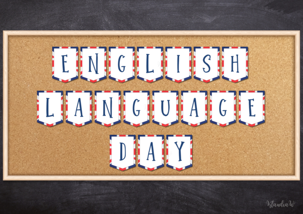 ENGLISH LANGUAGE DAY - GIRLANDA
