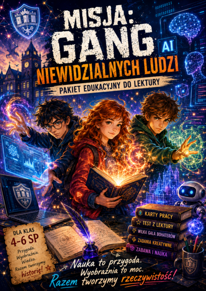 „Felix, Net i Nika oraz Gang Niewidzialnych Ludzi” Rafał Kosik. Pakiet edukacyjny do lektury.