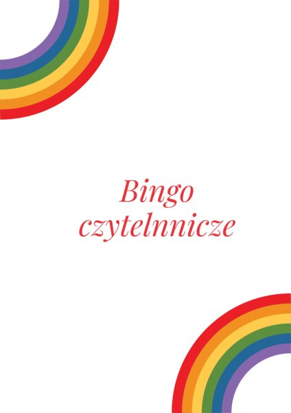 Czytelnicze bingo.