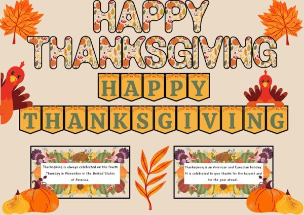 Thanksgiving - gazetka na święto Dziękczynienia