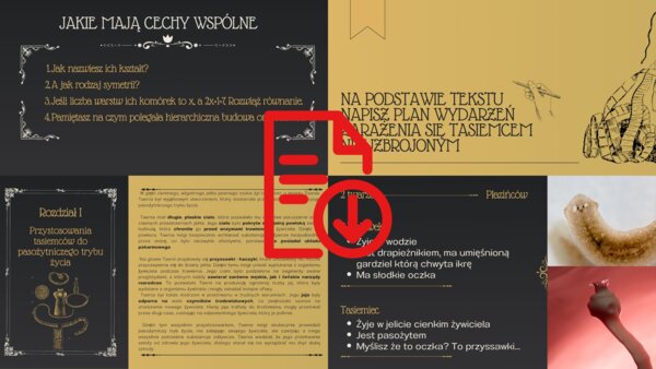 Płazińce - zwierzęta o dwóch twarzach I klasa 6 biologia