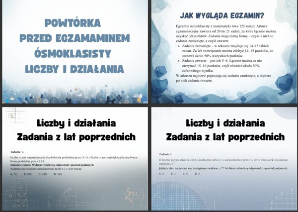 Powtórka przed egzaminem