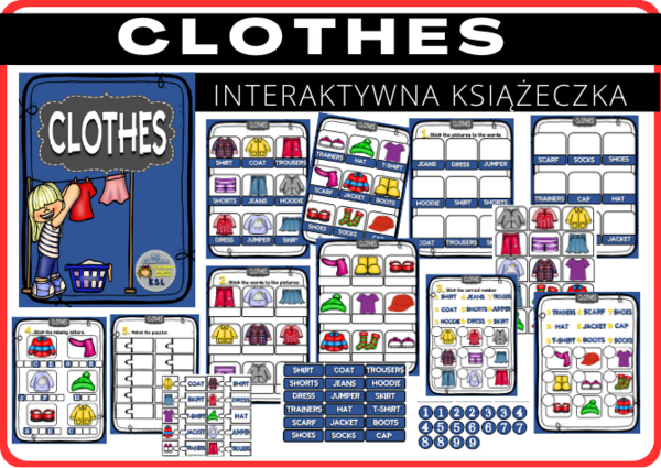 CLOTHES - KSIĄŻECZKA INTERAKTYWNA