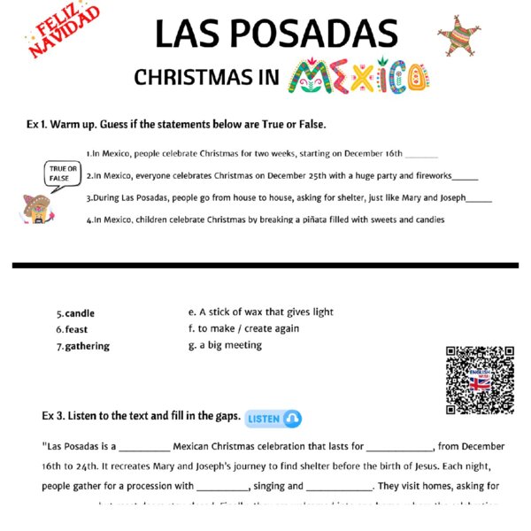 Christmas around the world. LAS POSADAS. Boże Narodzenie w Meksyku.