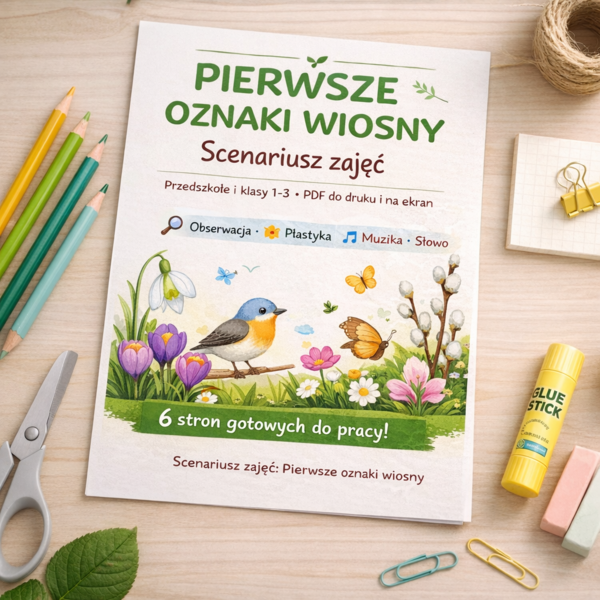 Scenariusz zajęć: Pierwsze oznaki wiosny
