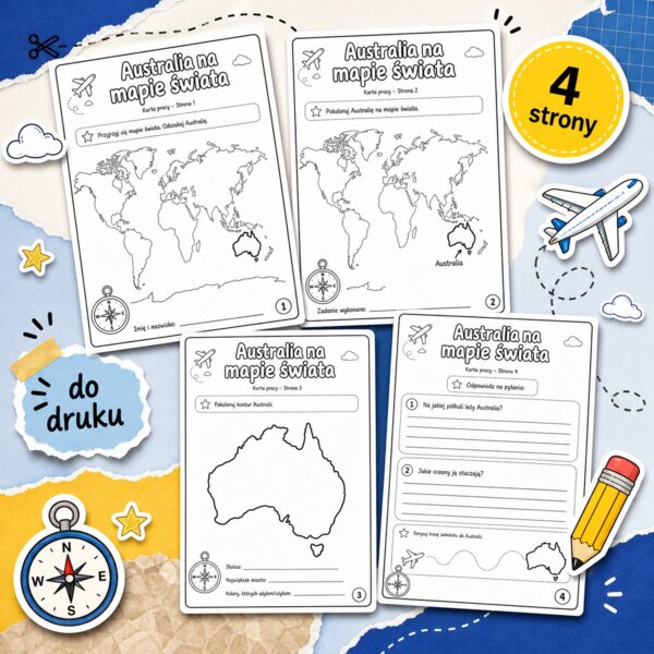 Australia na mapie świata