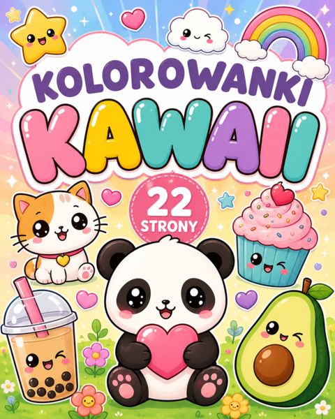 Kolorowanki KAWAII.