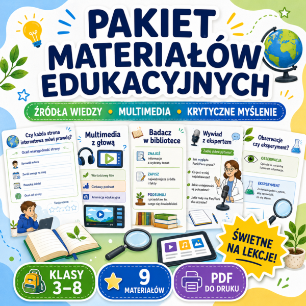 Źródła wiedzy, multimedia i krytyczne myślenie