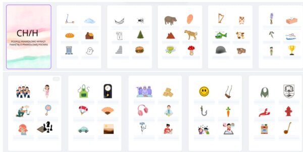 Podpisywanie wyrazów ch lub h ortografia