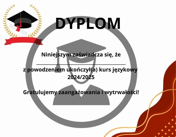 DYPLOMY na koniec roku