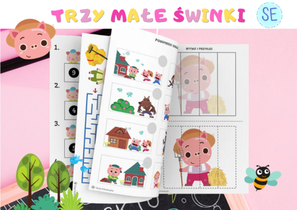 TRZY MAŁE ŚWINKI - zestaw zadań