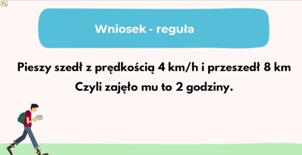 Prędkość, droga, czas. Prezentacja na temat czasu