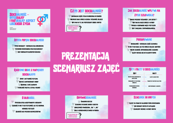 Seksualność - Integralny i naturalny aspekt ludzkiego życia/ PREZENTACJA+ SCENARIUSZ ZAJĘĆ/ EDUKACJA ZDROWOTNA