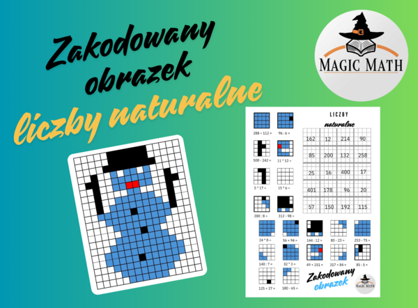 Zakodowany obrazek - działania na liczbach naturalnych