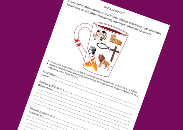 "QUO VADIS” – lektury- kl. 4-8 – ikonki – powtórzenie – powtórka – egzamin – karta pracy