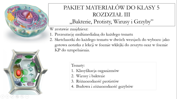 Klasa 5 - Pakiet materiałów do rozdziału III