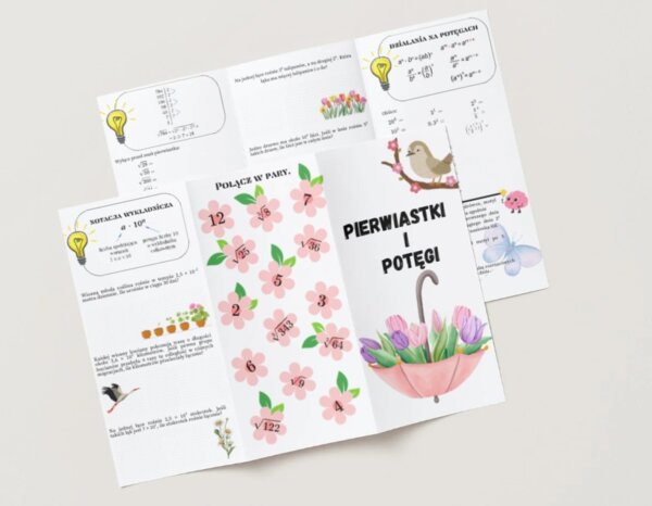 Potęgi i pierwiastki - wiosenna broszura