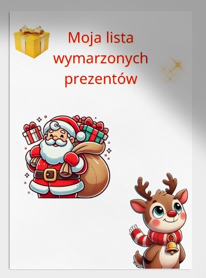 Moja lista wymarzonych prezentów