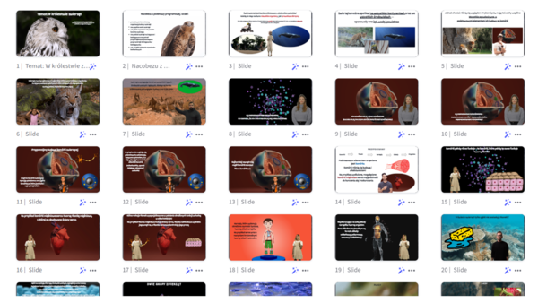 Prezentacja w genial.ly "W królestwie zwierząt" - biologia klasa VI, dział I - temat 1