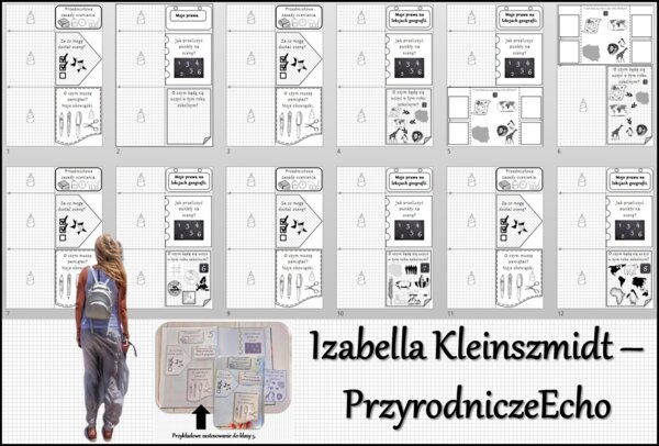 Przedmiotowe zasady oceniania (PZO) z geografii (do klas 5, 6, 7 i 8). Interaktywne notatki do wycinania, zginania i wypełniania przez ucznia. Zestaw 5-8.