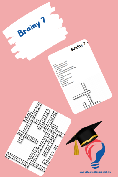 Brainy 7 – Unit 1 – krzyżówki – Types of films_People in film/Other