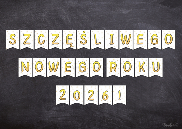 Girlanda - Szczęśliwego Nowego Roku 2026! (PDF)