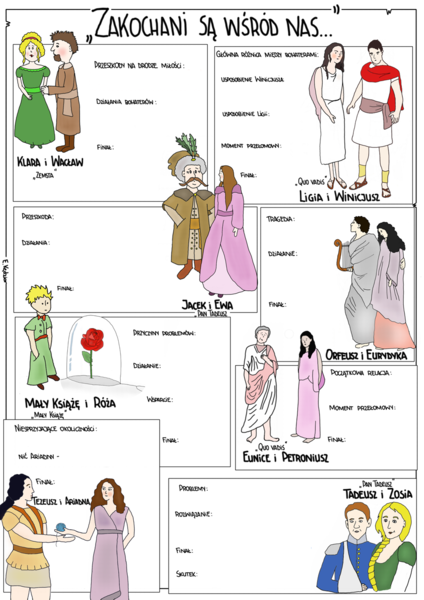 Bohaterowie literaccy na walentynki