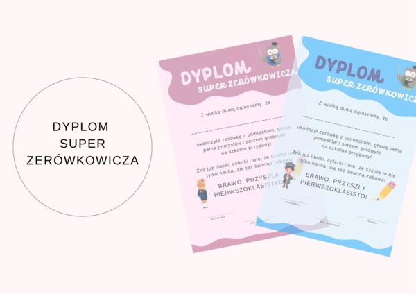 Dylom na zakończenie przedszkola