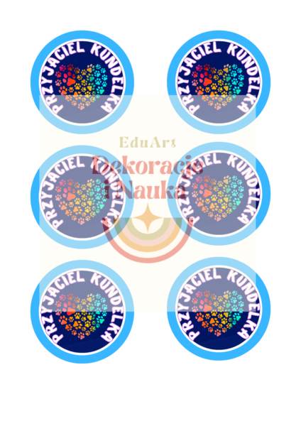 Odznaka "Przyjaciel kundelka" na Dzień Kundelka