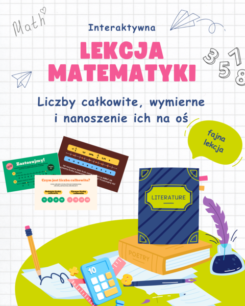 Lekcja matematyki: Liczby całkowite, wymierne i nanoszenie ich na oś 🔢