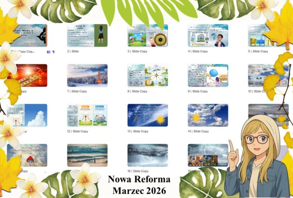 Prezentacja multimedialna w genial.ly do edycji „Niebo w ruchu - wiatr i chmury” wykonana na podstawie podręcznika „Przyroda” Nowa Era. Przyroda 4. Dział „Obserwuję pogodę”.