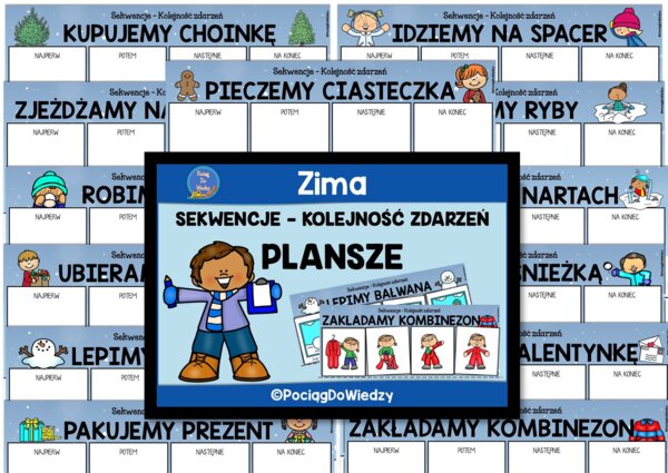 Karty sekwencyjne Zima