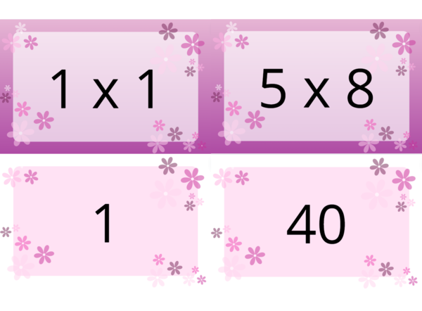 Fiszki - Tabliczka Mnożenia do 100