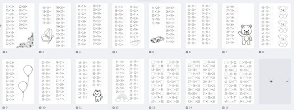 Dodawanie i odejmowanie w zakresie 50