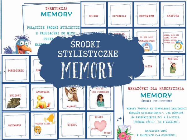 Środki stylistyczne- MEMORY