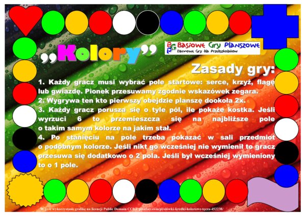 Kolory – Gra planszowa