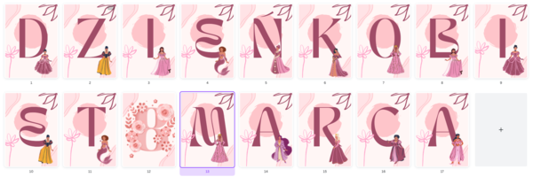 DZIEŃ KOBIET - GIRLANDA