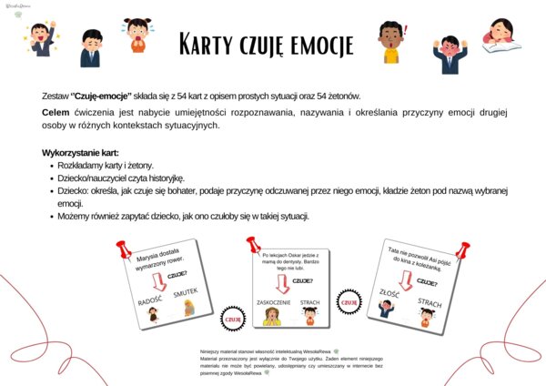 Karty Czuję Emocje