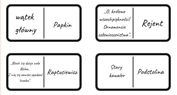 Zemsta, A. Fredro - domino