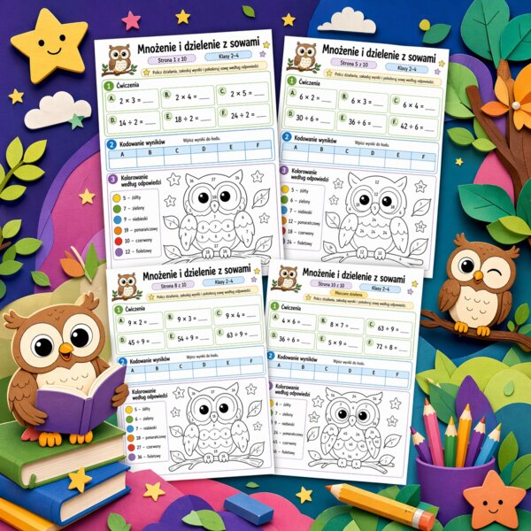 Mnożenie i dzielenie z sowami