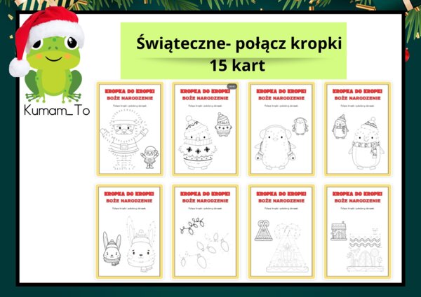 Połącz kropki- Boże Narodzenie