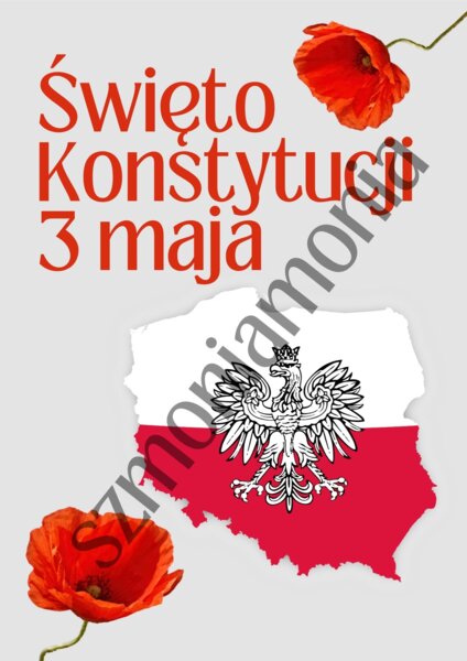 plakat 3 maj Święto Konstytucji 3 Maja