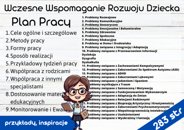 Plan Pracy Wczesne Wspomaganie Rozwoju Dziecka