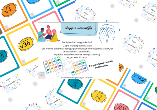 Wojna o pierwiastki - gra karciana