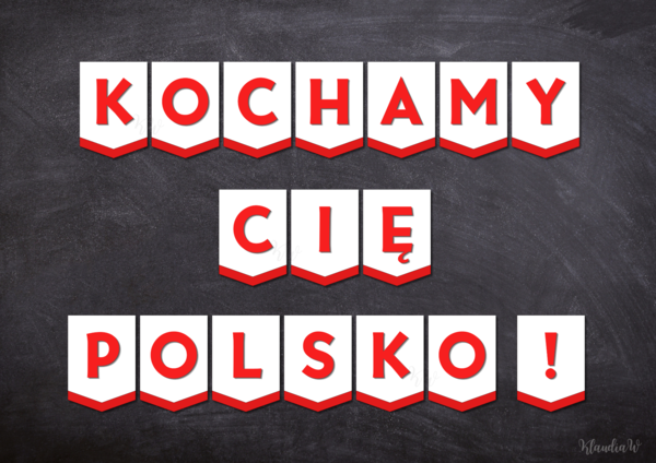 KOCHAMY CIĘ POLSKO! - GIRLANDA